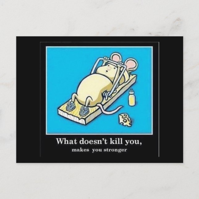 Postal Postcard más fuerte (Anverso)