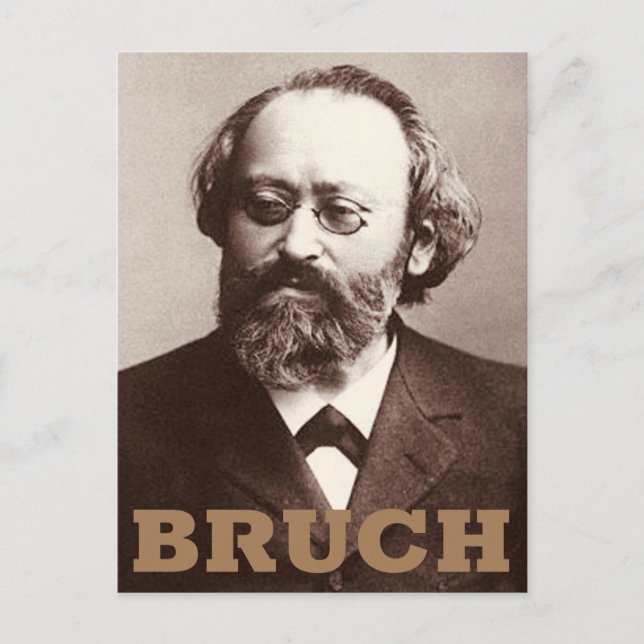 Postal Postcard Max Bruch (Anverso)