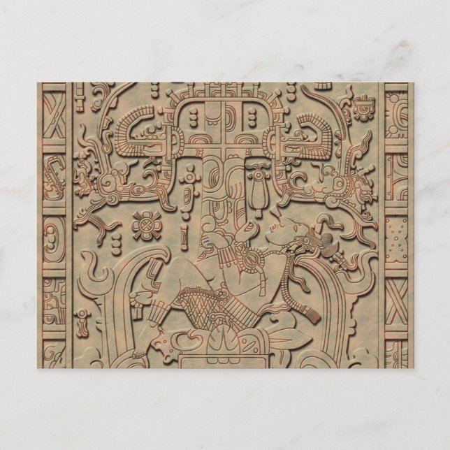 Postal Postcard maya (Anverso)