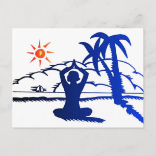 Postal Postcard - Meditación
