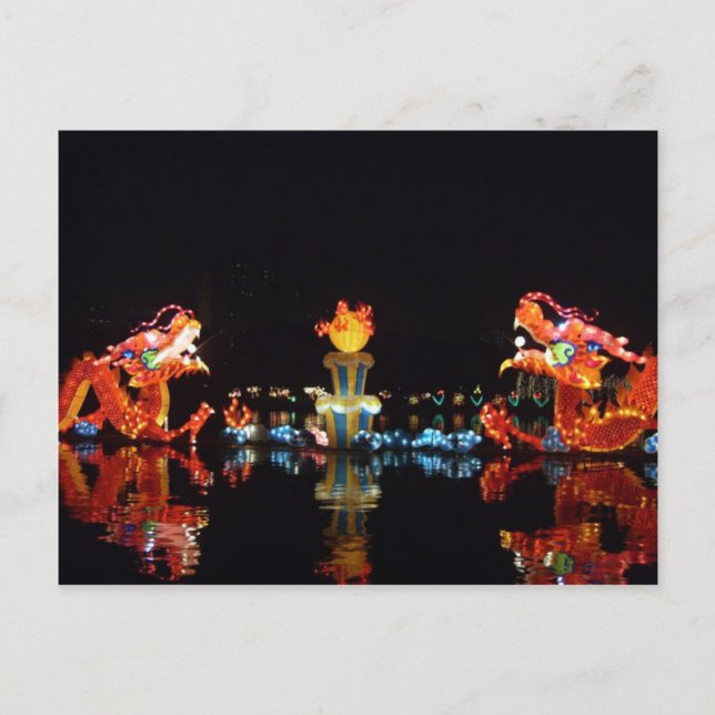 Postal Postcard Mid Otoño Festival Beijing, China (Anverso)