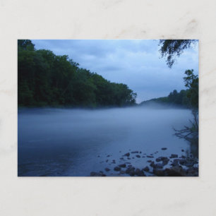 Postal Postcard - Mist del río Chattahoochee
