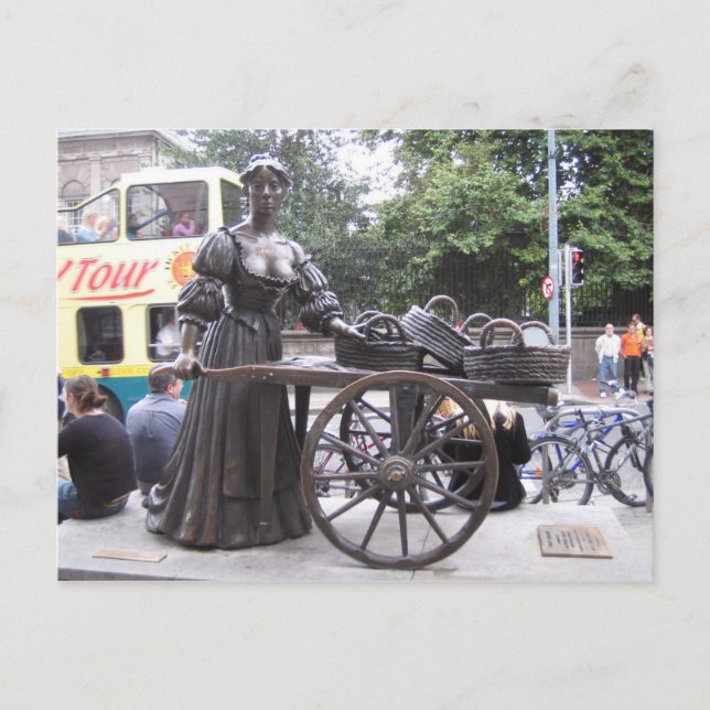 Postal Postcard Molly Malone, Dublín, Irlanda (Anverso)