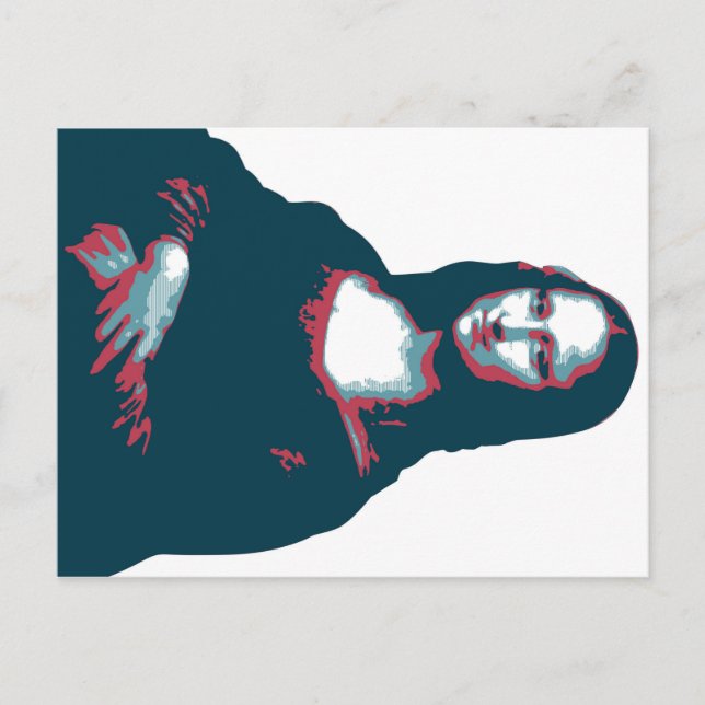 Postal Postcard Mona Lisa (Anverso)