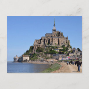 Postal Postcard Mont Saint-Michel, Francia