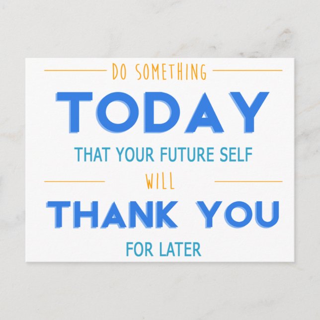 Postal Postcard motivacional para emprendedores versión 1 (Anverso)