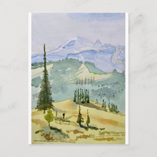 Postal Postcard - Mount Rainier (Anverso)