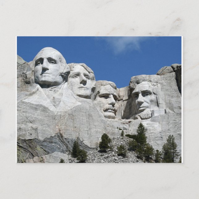 Postal Postcard Mt.Rushmore (Anverso)