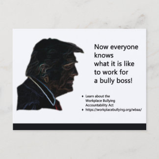 Postal Postcard-Narcissistic Boss Postcard