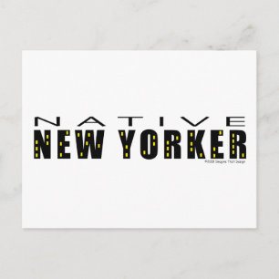 Postal Postcard nativo neoyorquino