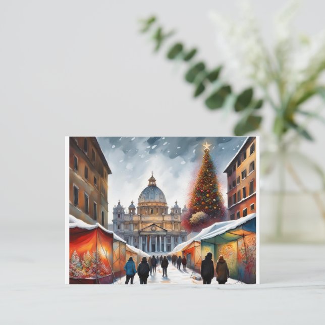 Postal Postcard navidades - Londres (Anverso de pie)