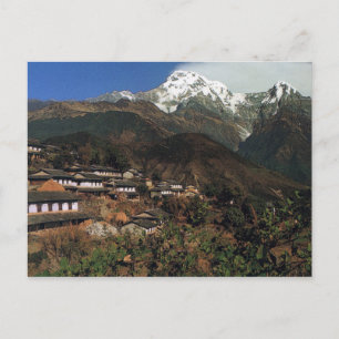 Postal Postcard Nepal Annapurna - Gandrung