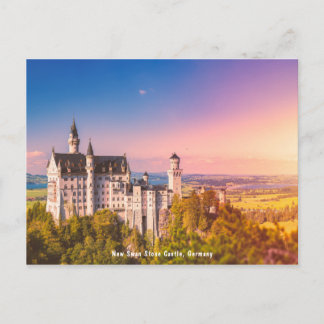 Postal Postcard New Swan Stone Castle, Alemania 德 國・新 天 鵝