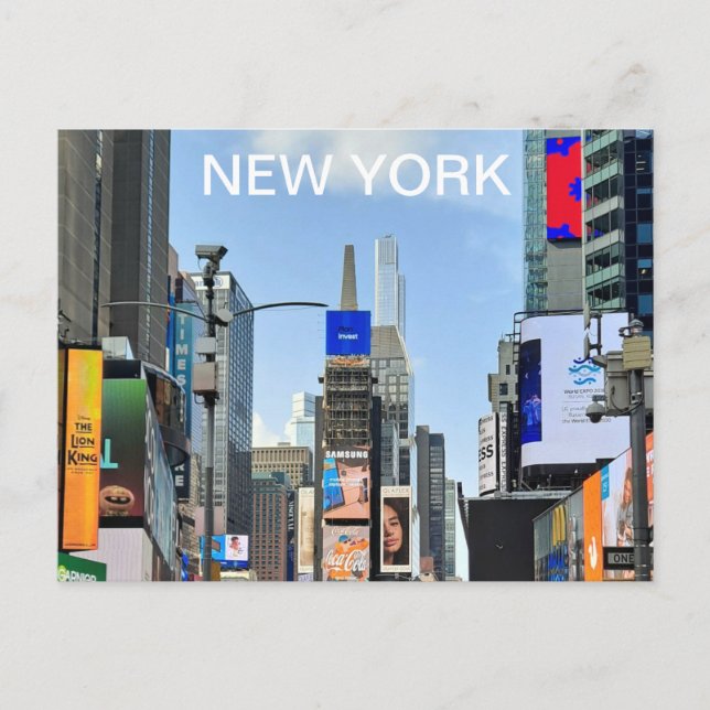 Postal Postcard - New York Souvenir (Anverso)