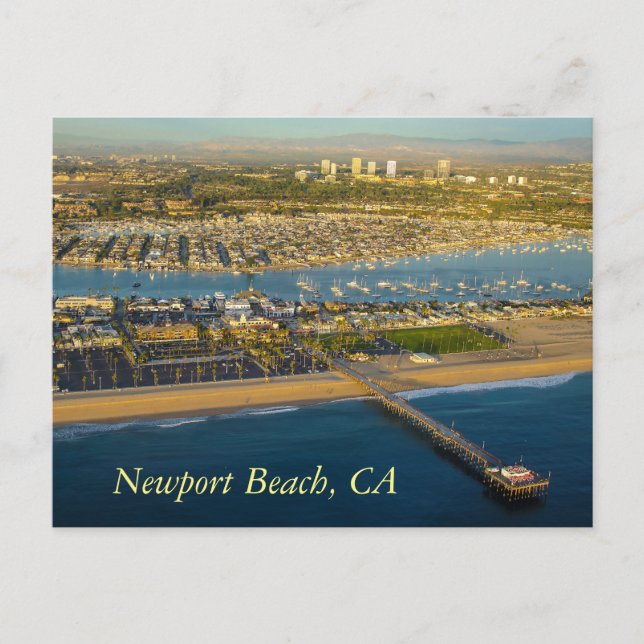 Postal Postcard Newport Beach California (Anverso)