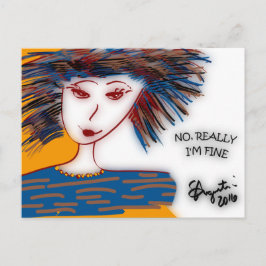 Postal Postcard - No, de verdad estoy bien -