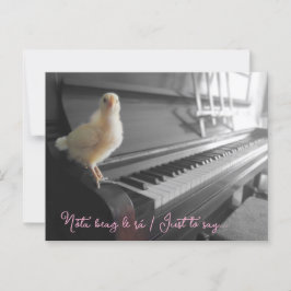 Postal Postcard Nóta beag le rá / Sólo decir