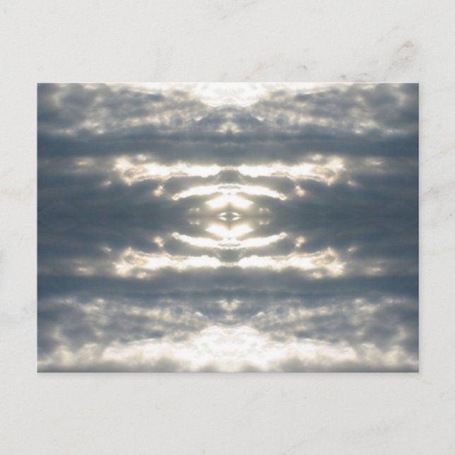 Postal Postcard nublado (Anverso)