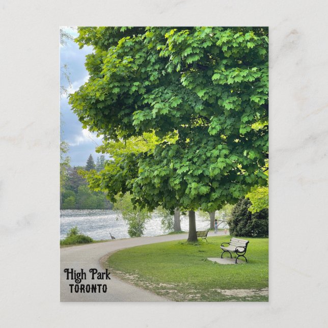 Postal Postcard of High Park Toronto (Anverso)
