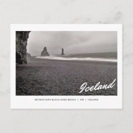 Postal Postcard of Reynisfjara Black Sand Beach, Iceland
