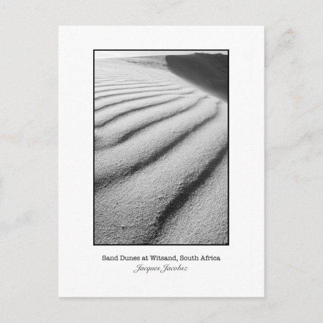 Postal Postcard of Sand Dune (Anverso)