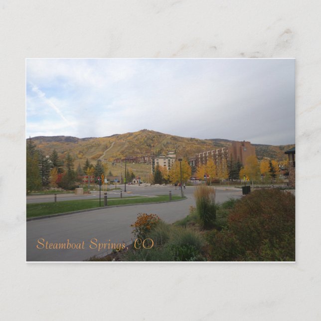 Postal Postcard of Steamboat Springs, Colorado (Anverso)