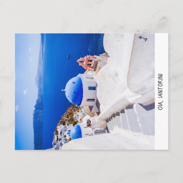 Postal Postcard Oia Santorini (Anverso)