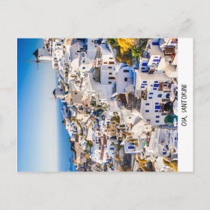 Postal Postcard Oia Santorini