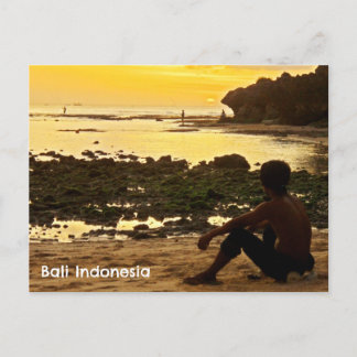 Postal Postcard Padang Padang Beach Bali Indonesia