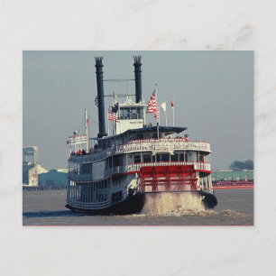 Postal Postcard Paddle Steamer Natchez New Orleans LA