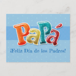 Postal Postcard - Papá ¡Feliz Día de los Padres!