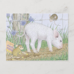 Postal Postcard para House-Mouse