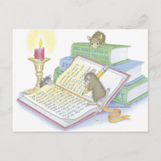 Postal Postcard para House-Mouse