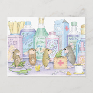 Postal Postcard para House-Mouse