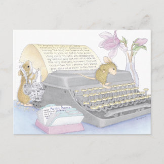 Postal Postcard para House-Mouse