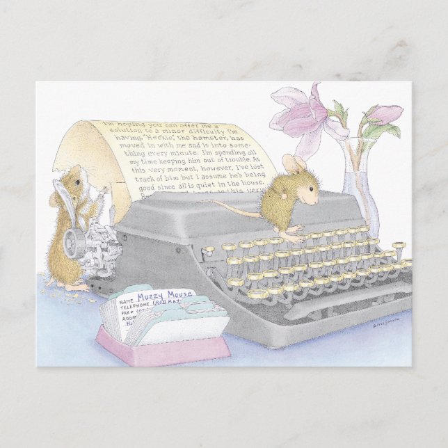 Postal Postcard para House-Mouse (Anverso)