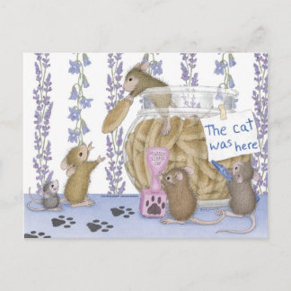 Postal Postcard para House-Mouse