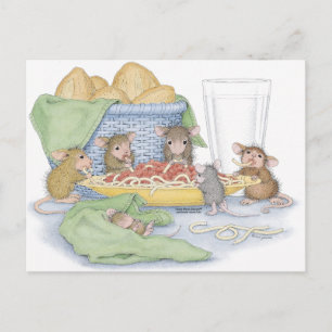 Postal Postcard para House-Mouse