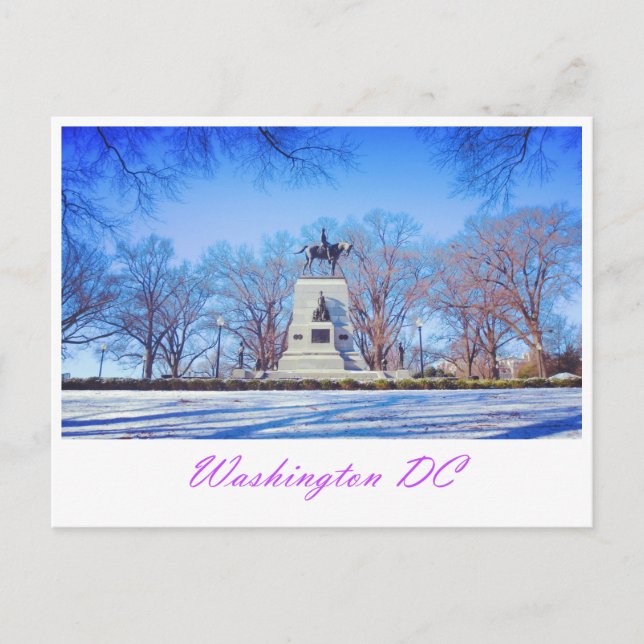 Postal Postcard Para Washington DC (Anverso)