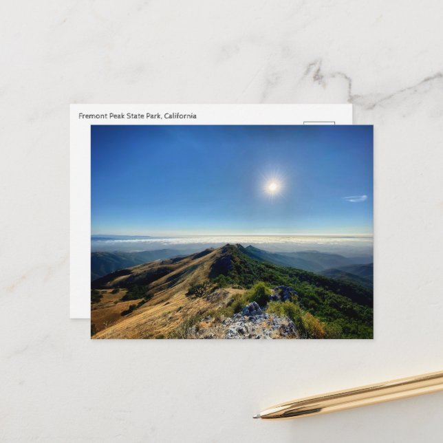 Postal Postcard - Parque Estatal Fremont Peak (Anverso/Reverso In Situ)