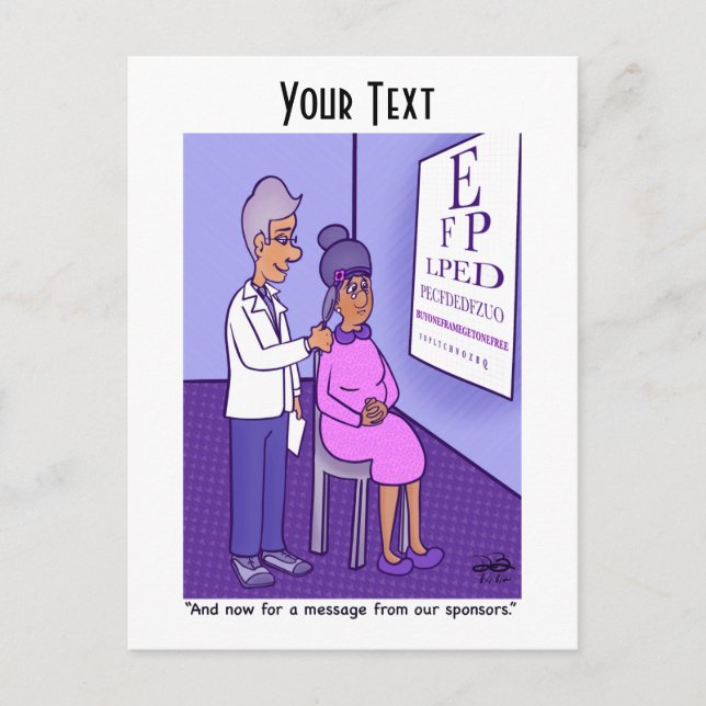 Postal Postcard Patrocinador (Anverso)