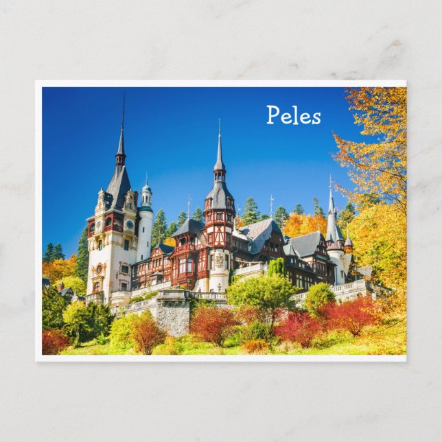 Postal Postcard Peles, Sinaia (Anverso)