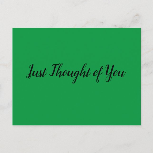 Postal Postcard - Pensamiento: Conectémonos pronto. (Anverso)