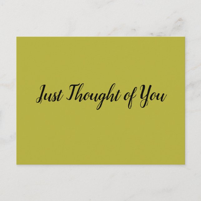 Postal Postcard - Pensamiento: Paz. (Anverso)