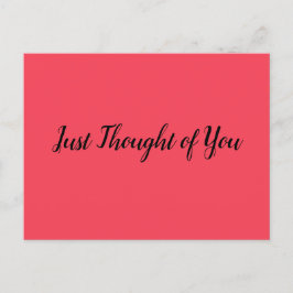 Postal Postcard - Pensamiento: Paz y Felicidad