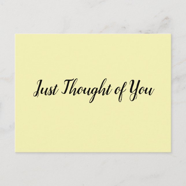 Postal Postcard - Pensamiento: Sonriendo y no puede parar (Anverso)