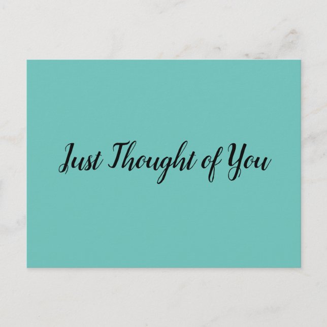 Postal Postcard - Pensé: ¡Te estoy animando! (Anverso)