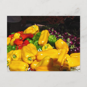 Postal Postcard - Peppers amarillos