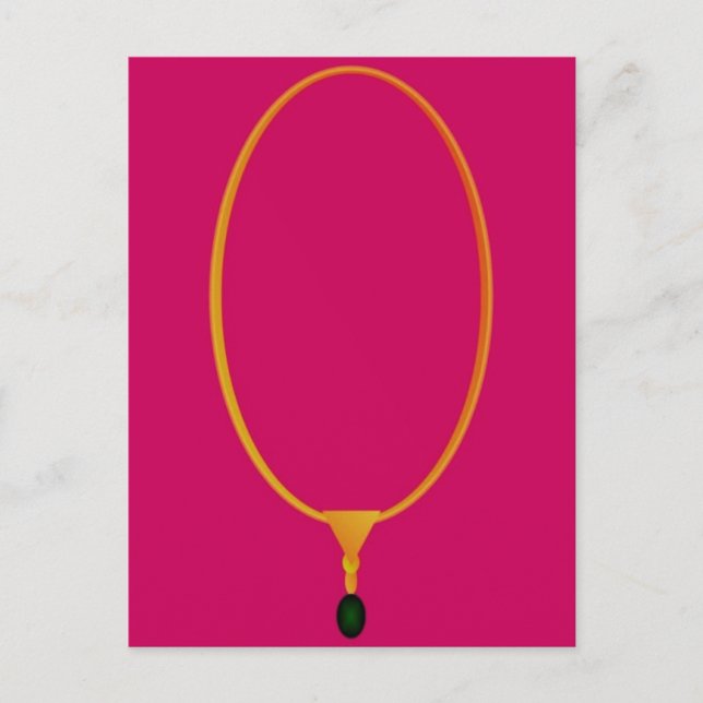 Postal Postcard - Perla negra preciosa (Anverso)