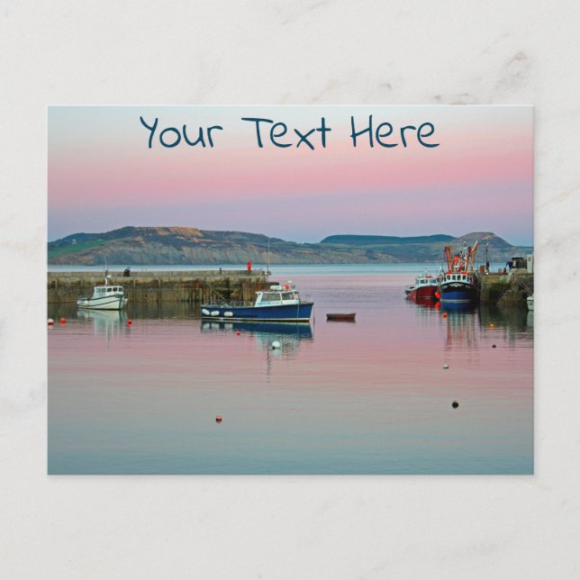 Postal Postcard personalizable Lyme Regis (Anverso)